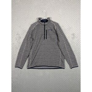 Patagonia Better Sweater 1/4 Zip Fleece Men's XL Diamond Pattern Outdoors Warm